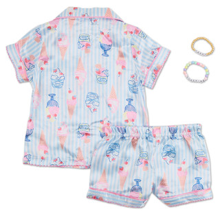 Thumbnail 2: Btween Girls 2 Pc Pajama Shorts Set 