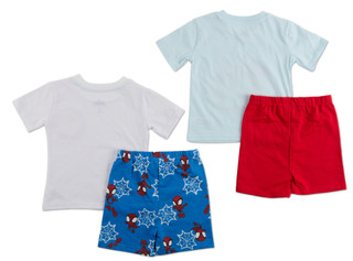 Thumbnail 2: Marvel Toddler Boys 4 Pc Spider-Man Shorts Set 