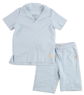 Thumbnail 1: Weatherproof Little Boys 2 Pc Terry Shorts Set 
