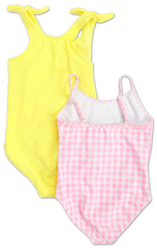 Thumbnail 2: BMAGICAL Little Girls 2 Pk UPF 50+ One Piece Swimsuits 
