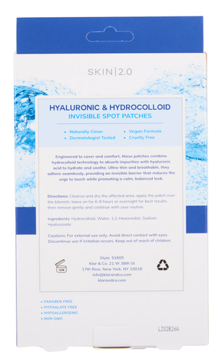 Thumbnail 2: Skin 2.0 100 Pk Hyaluronic & Hydrocolloid Spot Patches for Skin 