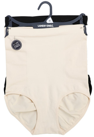 Thumbnail 1: Lands' End Women's 2 Pk High Waist Shaping Brief Panties  