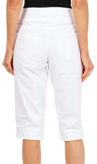 Thumbnail 3: Sound Style Women's Solid Pull On Capris  