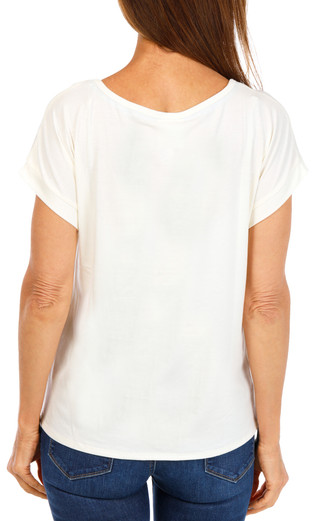 Thumbnail 2: Tru Self Women's Faith Tie Front Top  