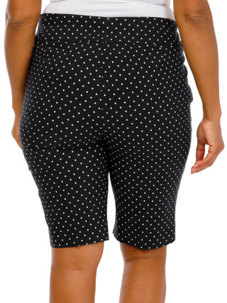 Thumbnail 2: Philosophy Women's Plus Comfort Stretch Polka Dot Shorts 