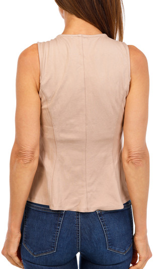 Thumbnail 2: 3rd & Malt Women's Solid Button Down Vest  
