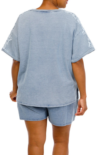 Thumbnail 3: Nanette Women's Plus Shorts Set  