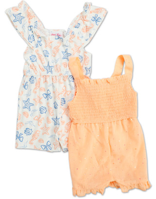Thumbnail 1: Little Lass Baby Girls 2 Pk Rompers  