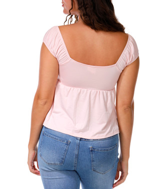 Thumbnail 2: Derek Heart Juniors Babydoll Top 