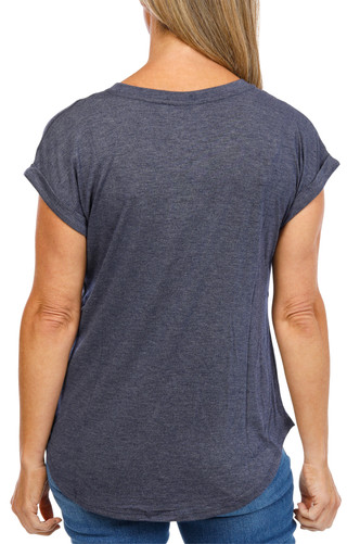 Thumbnail 2: TruSelf Women's Americana Chicken Graphic Top 