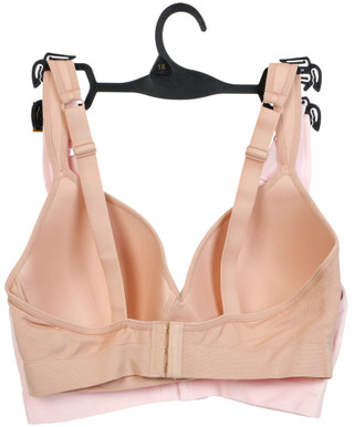 Thumbnail 2: Kathy Ireland Women's Plus 2 Pk Seamless Bras  