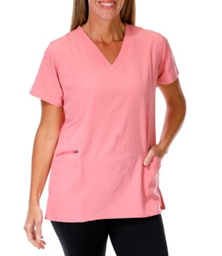 Thumbnail 1: Revel Women's Solid Pocket Front Uniform Top  