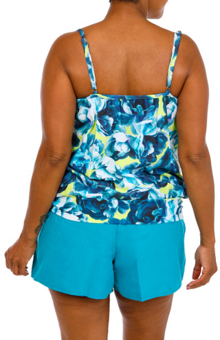 Thumbnail 2: Maxine of Hollywood Women's 2 Pc Tankini Top Set 