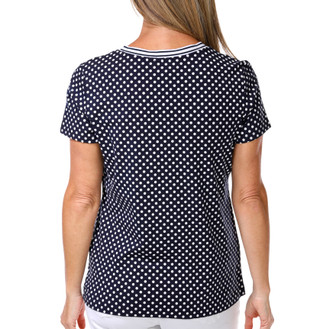 Thumbnail 2: Nautica Women's Short Sleeve V-Neck Top 