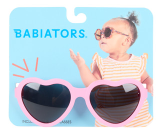 Thumbnail 1: Babiators Toddler Girls Classic Heart Sunglasses 