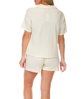 Thumbnail 3: JACLYN Women's 2 Pc Pajama Shorts Set 