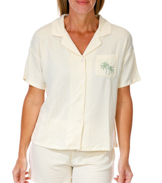 Thumbnail 4: JACLYN Women's 2 Pc Pajama Shorts Set 