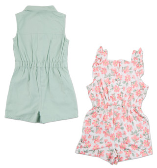 Thumbnail 2: Nannette Girls 2 Pc Romper Set 