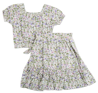 Thumbnail 2: Jessica Simpson Little Girls 2 Pc Skirt Set 