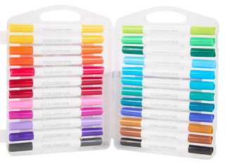 Thumbnail 3: Colorfun 24 Pk Dual Tipped Alcohol Markers 