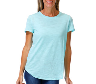Thumbnail 1: Blue Sol Women's Scoop Neck Luxey Top 