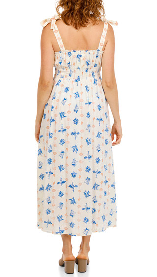 Thumbnail 3: BILA Juniors Tie Strap Smocked Midi Dress 