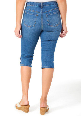 Thumbnail 2: D. Jeans Petite High Rise Denim Capris 