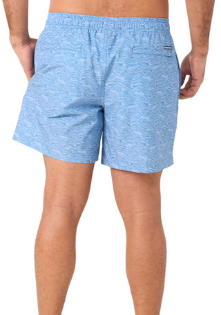 Thumbnail 2: Southern Tide Men's Whale Print Swim Shorts 