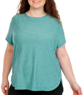 Thumbnail 1: Brisas Plus Short Sleeve Scoop Hem Tee 