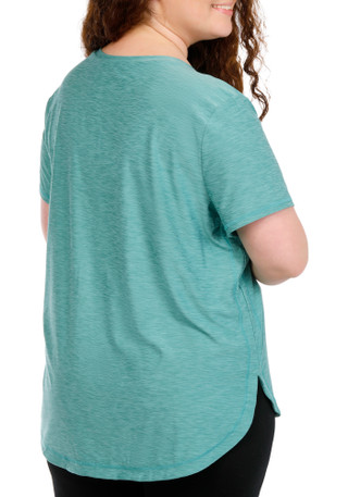 Thumbnail 2: Brisas Plus Short Sleeve Scoop Hem Tee 