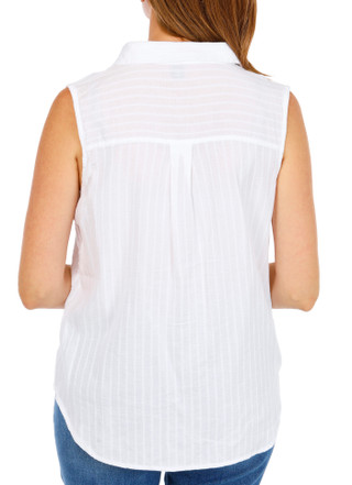 Thumbnail 2: Dash Women's Sleeveless Button Down Top 