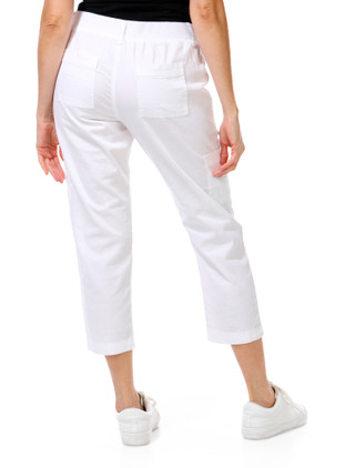 Thumbnail 2: Dash Women's 6 Pocket Utility Stretch Twill Crop Pants 