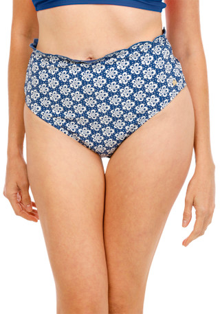 Thumbnail 1: Cece Printed High Waist Swim Brief 