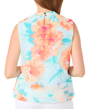 Thumbnail 2: Cocomo Women's Sleeveless Clip Dot Bubble Hem Top 