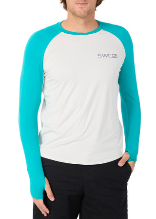 Thumbnail 1: SWC Men's Outdoor Clearwater Raglan Long Sleeve Shirt 