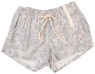 Thumbnail 1: April Kiss Juniors Tree Camo Linen Beach Shorts 