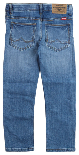 Thumbnail 2: Wrangler Little Boy's Slim Fit Denim Jeans 