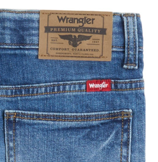 Thumbnail 3: Wrangler Little Boy's Slim Fit Denim Jeans 