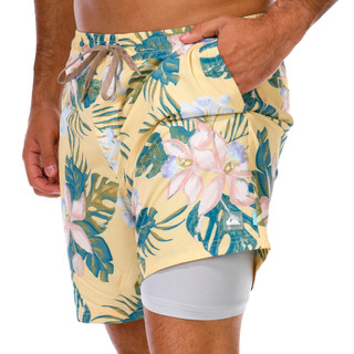 Thumbnail 3: QUICKSILVER WATERMAN Men's Tropical Print Swim Shorts 