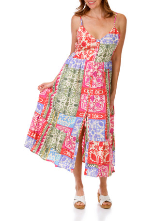 Thumbnail 1: BILA Women's Patchwork Wilcox Maxi Dress 