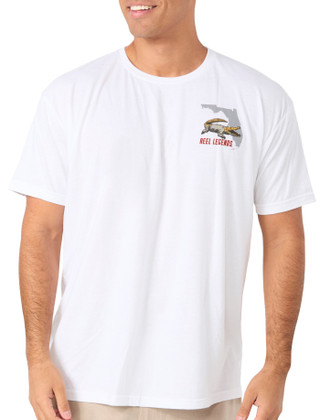 Thumbnail 2: REEL LEGENDS Men's Gator Flag Graphic T-Shirt 