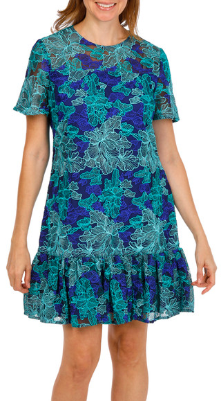 Thumbnail 2: Trina Turk Women's Short Sleeve Print Dress 