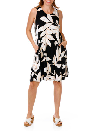 Thumbnail 1: Harlow  & Rose Women's Sleeveless Print Swing Dress 