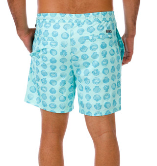 Thumbnail 2: QUICKSILVER WATERMAN Men's Shell Print Volley Swim Shorts 