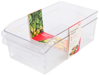 Thumbnail 1: Frigidaire 2 Pk Stackable Refrigerator Storage Bins  