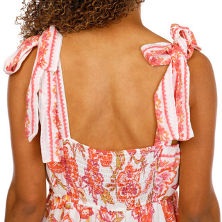 Thumbnail 4: Blu Pepper Juniors Floral Print Midi Dress 