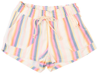 Thumbnail 1: April Kiss Juniors Striped Linen Beach Shorts 