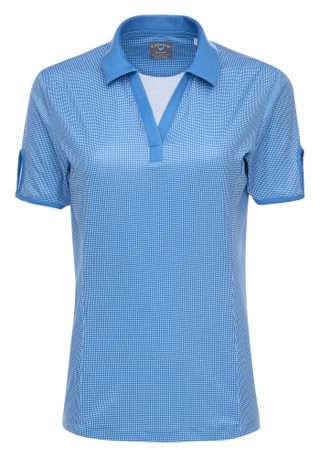 Thumbnail 4: Callaway Women's Short Sleeve Active Split Neck Top 