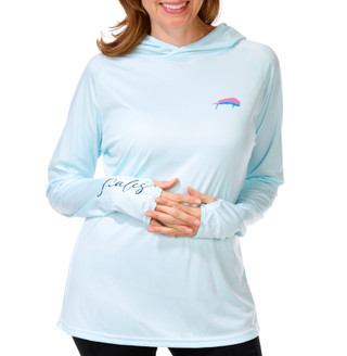 Thumbnail 3: SCALES Women's Outdoor Hooded Performance Top 