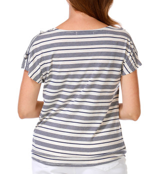 Thumbnail 2: Love Scarlett Women's Short Sleeve Stripe Top 